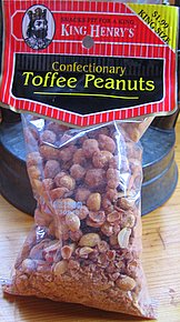 King Henry butter toffee peanuts