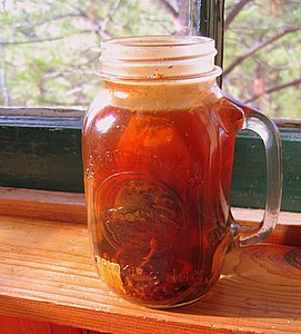 tea in a jar